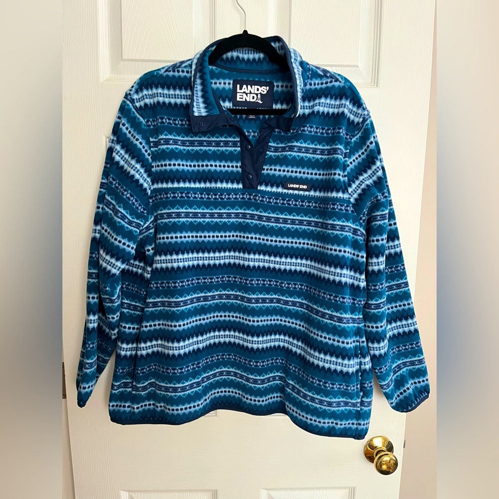 Lands’ End Fleece Pullover Women’s